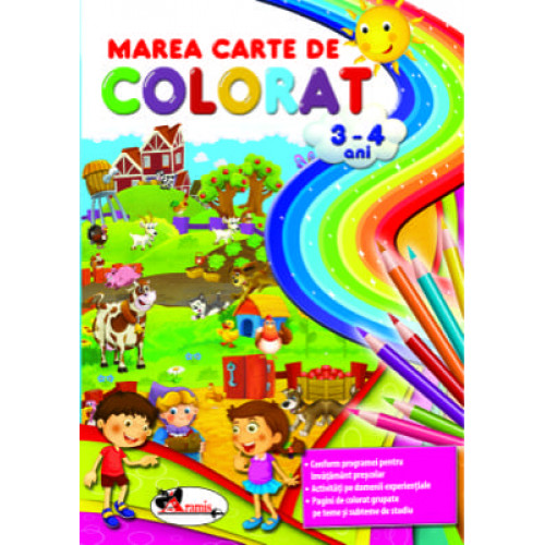 Marea carte de colorat (3-4 ani) Marea carte de colorat (3-4 ani)